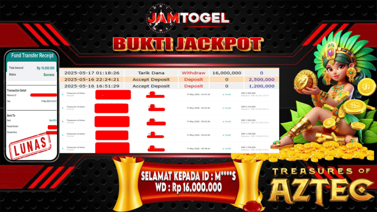 JP JAM TOGEL treasure of aztec MESES